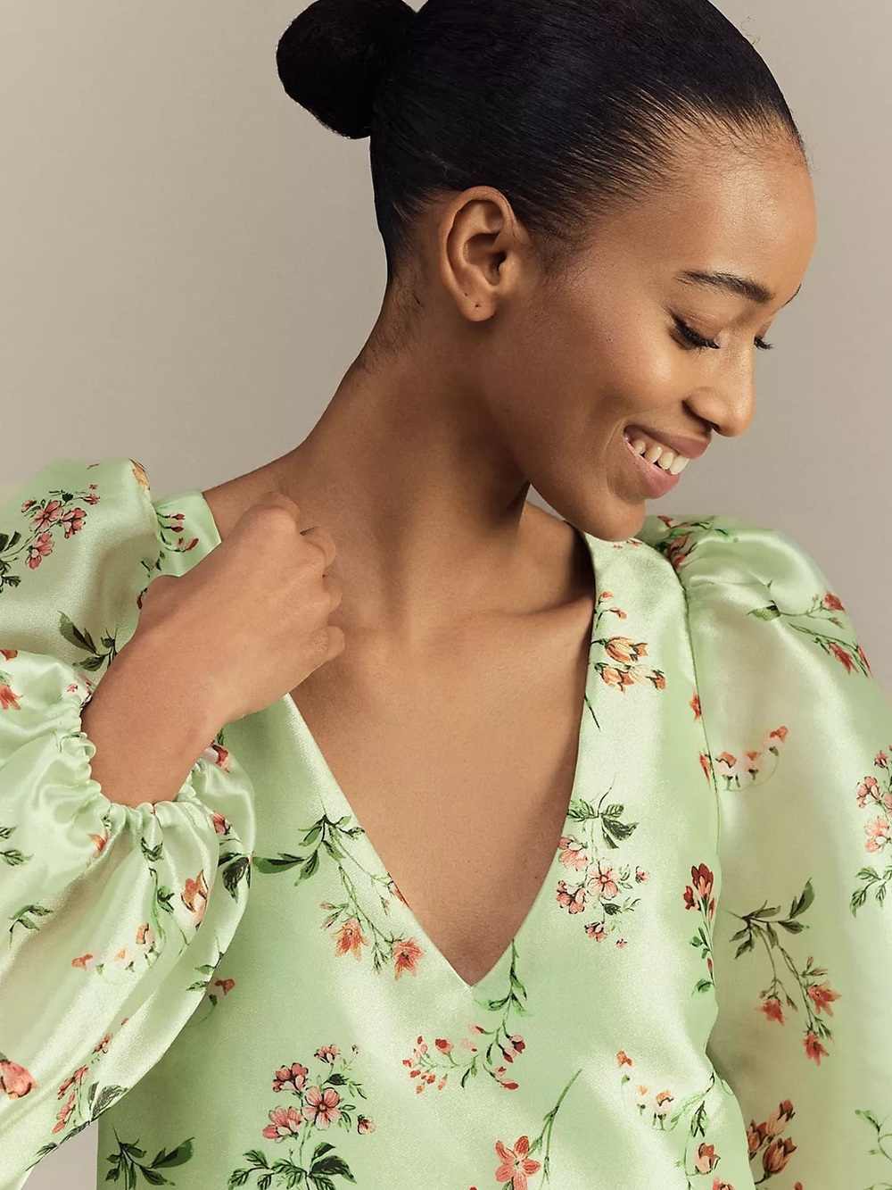 NWT Anthropologie BHLDN Samantha Long-Sleeve Organza Mini Dress Size XXS-XS - Picture 3 of 11